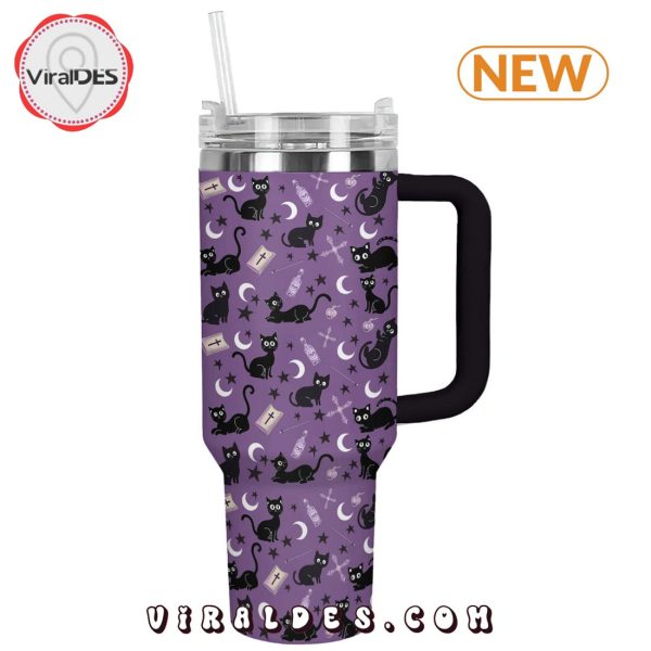 Magical Black Cat 40oz Tumbler