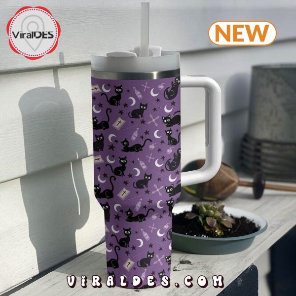 Magical Black Cat 40oz Tumbler