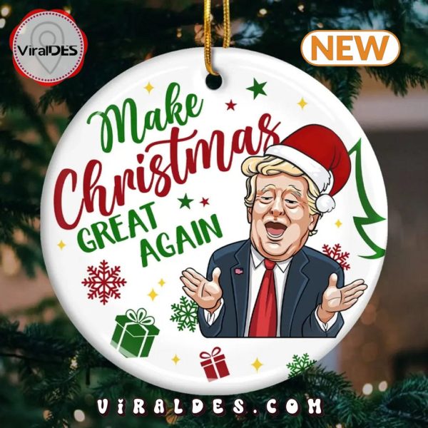 Make Christmas Great Again With Trump Ornament