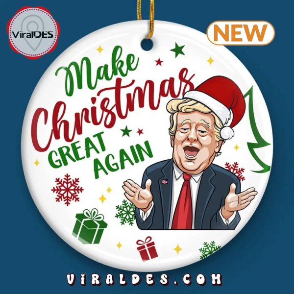 Make Christmas Great Again With Trump Ornament