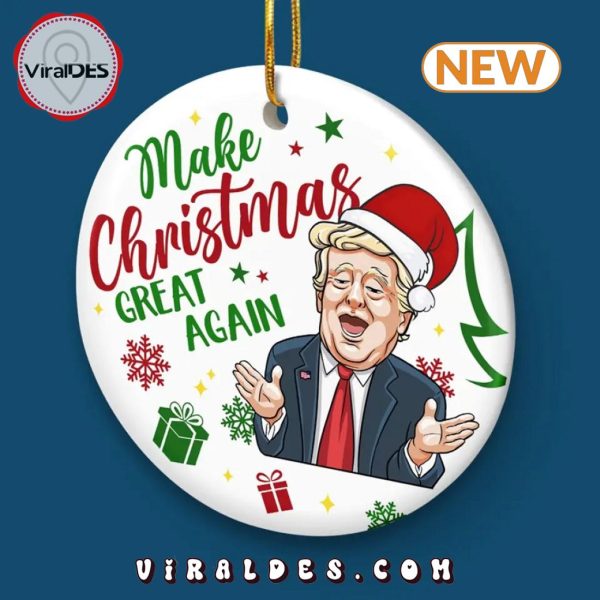 Make Christmas Great Again With Trump Ornament