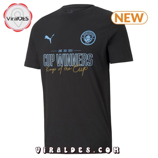 Manchester City Puma FA Cup Winners Black Shirt