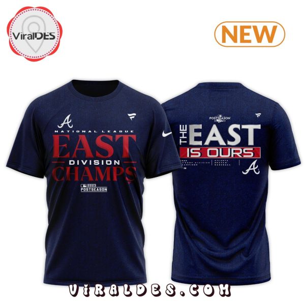 Men’s 2023 Atlanta Brave NL East Champion Navy Shirt