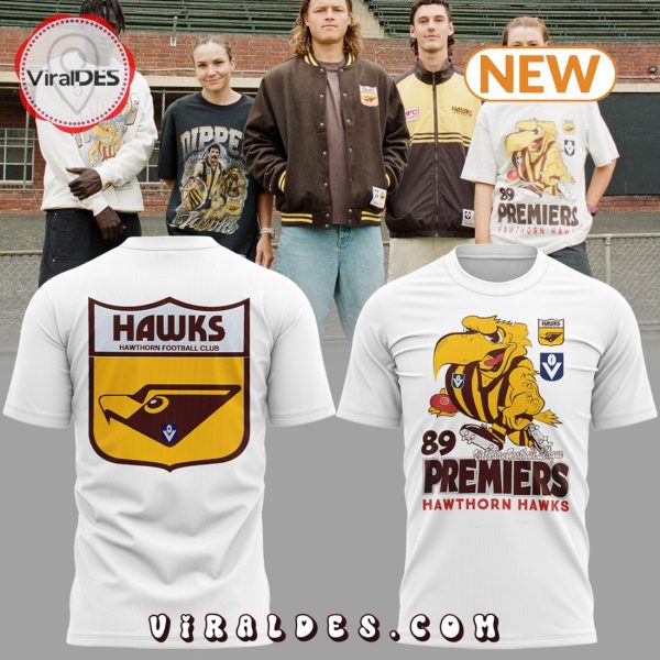 Men’s AFL Hawthorn Hawks 2024 White Shirt