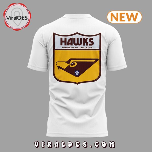 Men’s AFL Hawthorn Hawks 2024 White Shirt