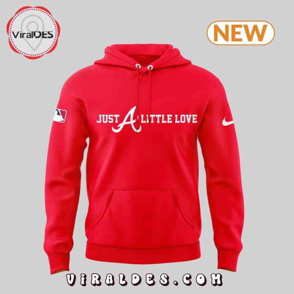 Men’s Atlanta Brave Just A Little Love Red Hoodie