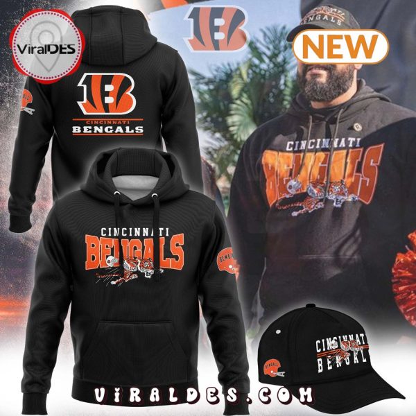 Men’s Cincinnati Bengals Black Hoodie, Cap