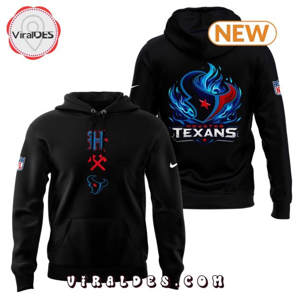 Men’s Houston Texans 2024 Black Design Hoodie