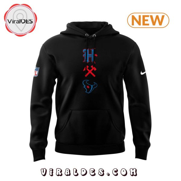 Men’s Houston Texans 2024 Black Design Hoodie