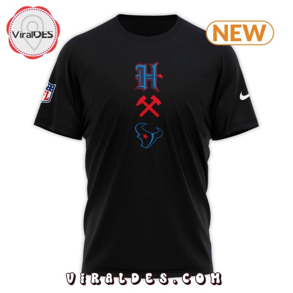 Men’s Houston Texans 2024 Black Design Hoodie