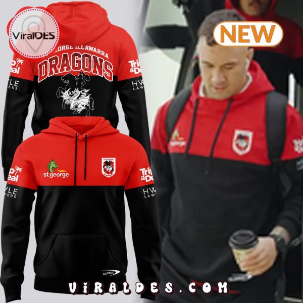 Men’s Maroon St. George Illawarra Dragons Hoodie, Jogger, Cap