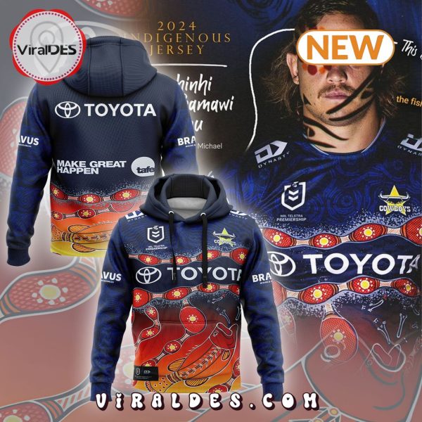 Men’s NQ Cowboys 2024 Indigenous Hoodie