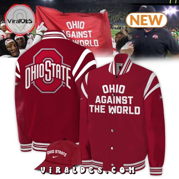 Men’s Ohio Against The World Red Baseball Jacket