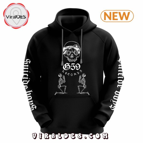 Men’s Suicideboys Grey Day 2023 Black Hoodie, Cap