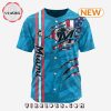 Miami Marlins Custom Grateful Dead Design Baseball Jersey