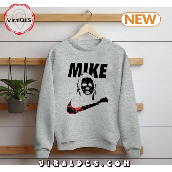 Michael Myers Mike Nike Halloween Grey Sweatshirt