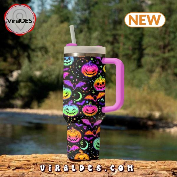 Neon Halloween 40oz Tumbler