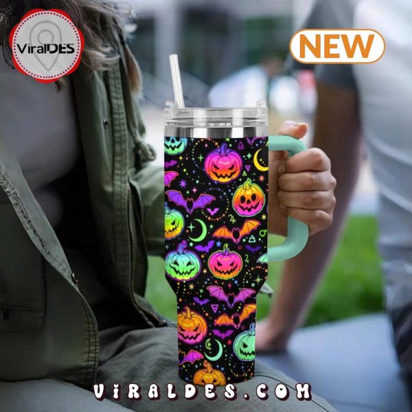 Neon Halloween 40oz Tumbler