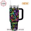 Neon Haunted House On Halloween 40oz Tumbler