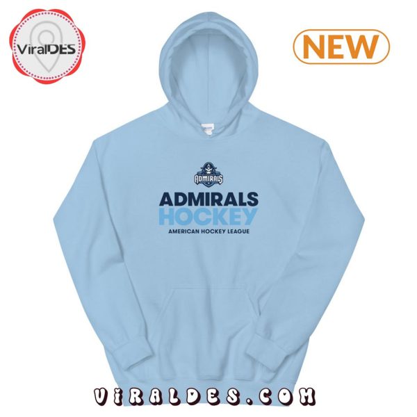 New Milwaukee Admirals American Hockey League Blue Hoodie