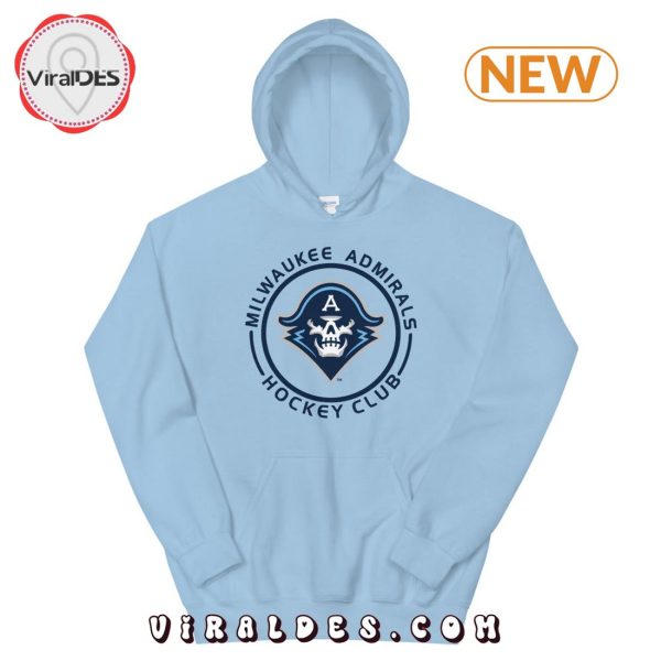 New Milwaukee Admirals Hockey Club Blue Hoodie