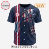 New York Yankees Custom Grateful Dead Design Baseball Jersey