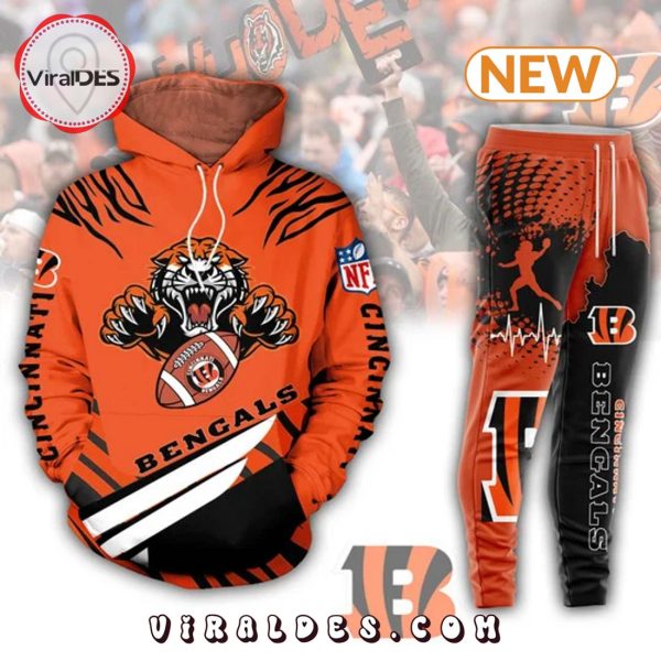 NFL 2024 Cincinnati Bengals Combo Hoodie, Jogger