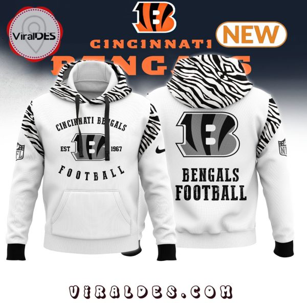 NFL Cincinnati Bengals White Style 2024 Hoodie, Jogger