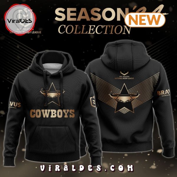 NQ Cowboys Gold Premier NRL 2024 Hoodie, Jogger, Cap