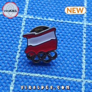 2024 Poland National Olympics Games Enamel Pins