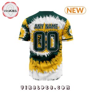 Oakland Athletics Custom Grateful Dead Design Baseball Jersey