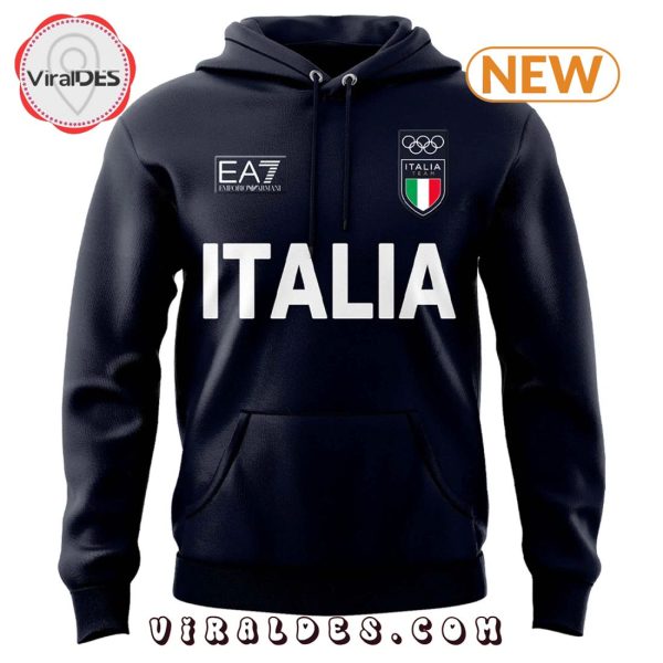 Olympic Paris 2024 ITALIA Team Black Hoodie, Jogger