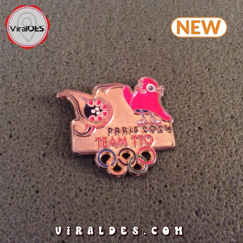Paris 2024 Olympic Tobacco Trinidad With Mascot Pins - Viraldes Store