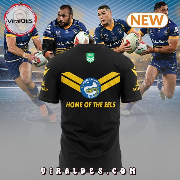 Parramatta Eels EST 1947 NRL Black Shirt