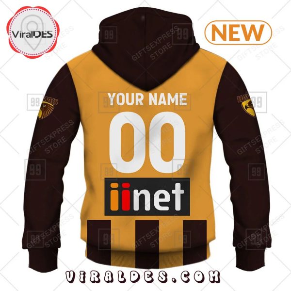 Personalized AFL Team Hawthorn Hawks Hoodie