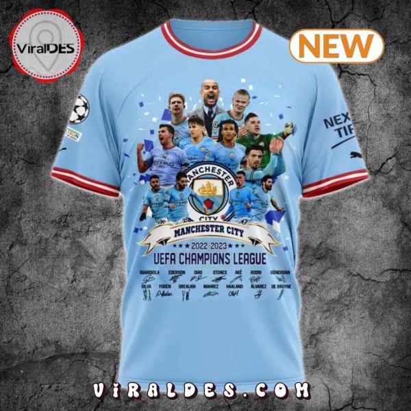 Personalized Manchester City UEFA Champions League 22-23 Shirt