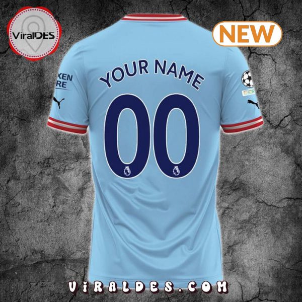 Personalized Manchester City UEFA Champions League 22-23 Shirt