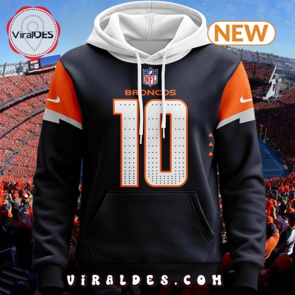 Personalized NFL Denver Broncos Black Hoodie