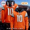 Personalized NFL Denver Broncos White Hoodie