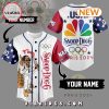 Personalized Olympic Paris 2024 White Baseball Jersey