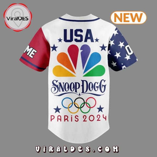 Personalized Snoop Dogg USA Team Paris 2024 Baseball Jersey