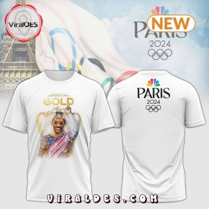 Simone Biles Paris 2024 White Shirt