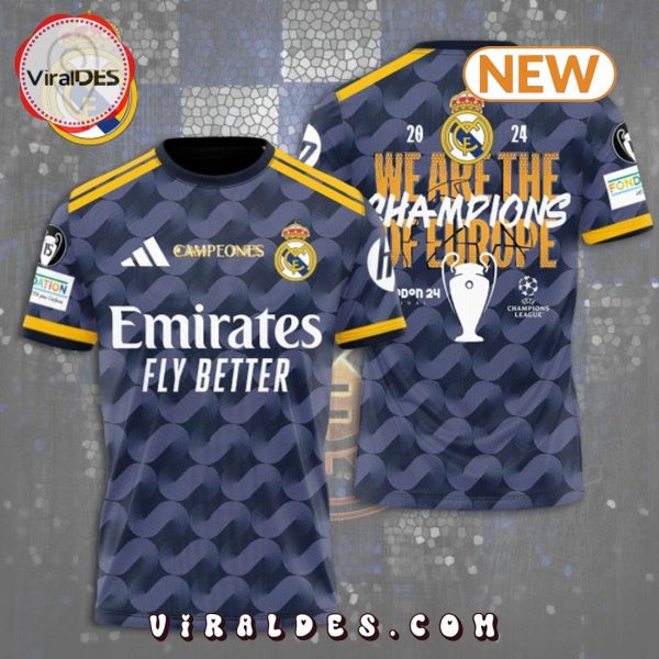 Real Madrid Special 2024 Champions Of Europe Shirt