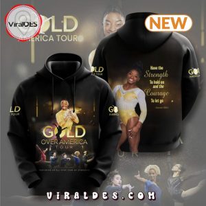 Simone Biles Special Gold Over America Tour Hoodie