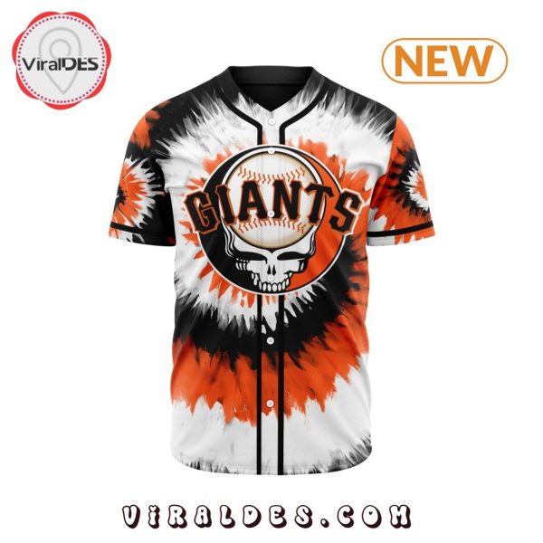 San Francisco Giants Custom Grateful Dead Design Baseball Jersey