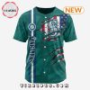 Seattle Mariners Custom Grateful Dead Design Baseball Jersey