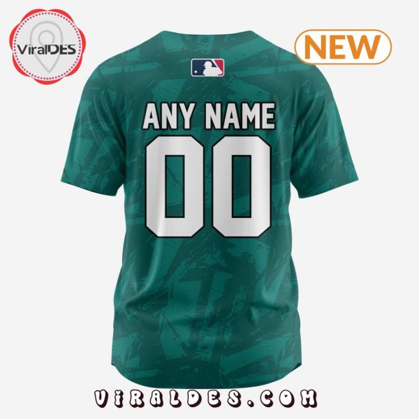 Seattle Mariners Custom US Flag Baseball Jersey