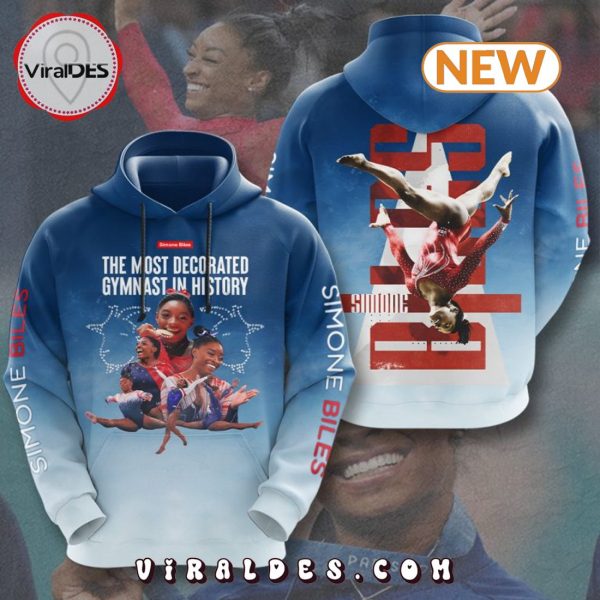 Simone Biles Gymnastic In History Hoodie