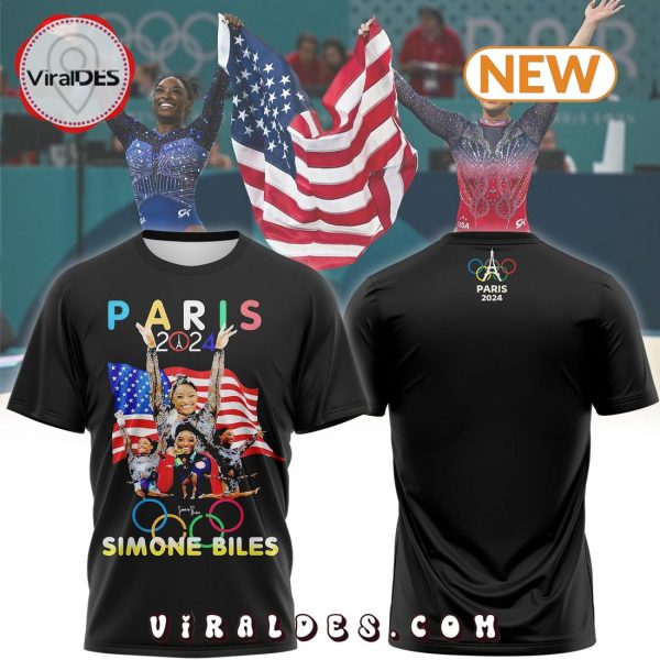 Simone Biles Paris 2024 Signatures Shirt