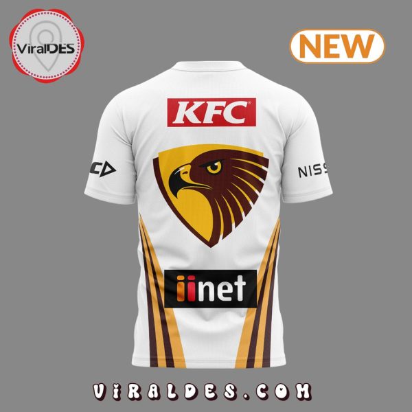 Special New AFL Hawthorn Hawks White Hoodie